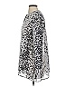 Thakoon Addition Silver Gray Long Sleeve Blouse Size 2 - photo 5