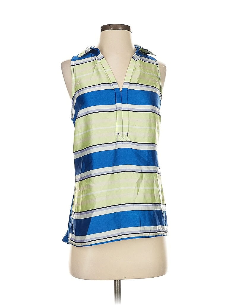 Pre-owned The Limited Outlet Sleeveless Blouse In Green