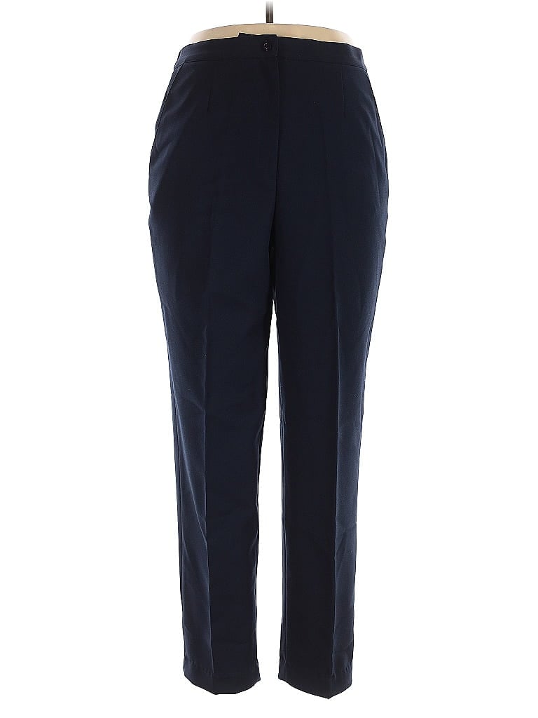 Pre-owned Leslie Fay Dress Pants In Blue