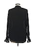 Papillon 100% Polyester Polka Dots Black Long Sleeve Blouse Size M - photo 2