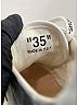 OFF-WHITE Stars Silver White Leather 2.0 Metallic Sneakers Size EU 35 - photo 10