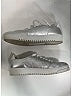 OFF-WHITE Stars Silver White Leather 2.0 Metallic Sneakers Size EU 35 - photo 3