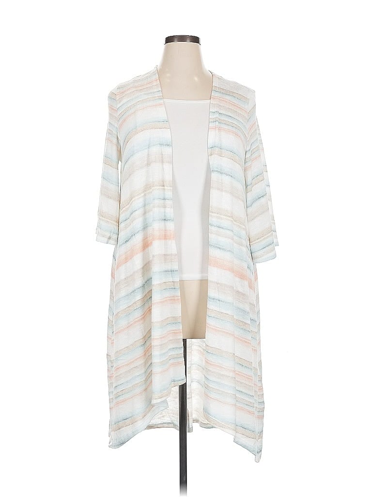 Pre-owned Torrid Cardigan Sweater In White