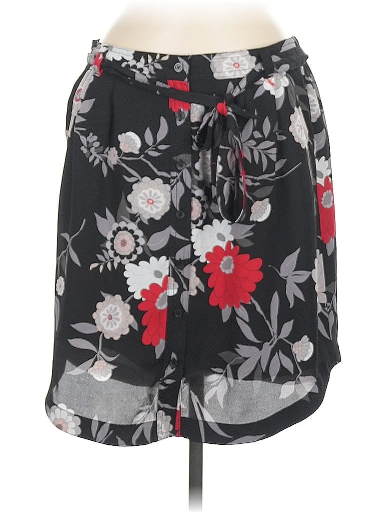 Pre-owned Ann Taylor Loft Casual Skirt In Gray