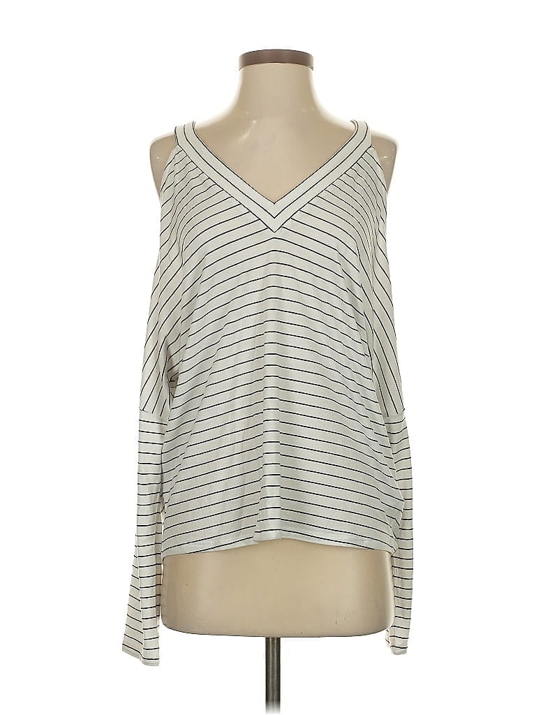 Pre-owned Express Tank Top Silver Cold Shoulder Neckline Tops