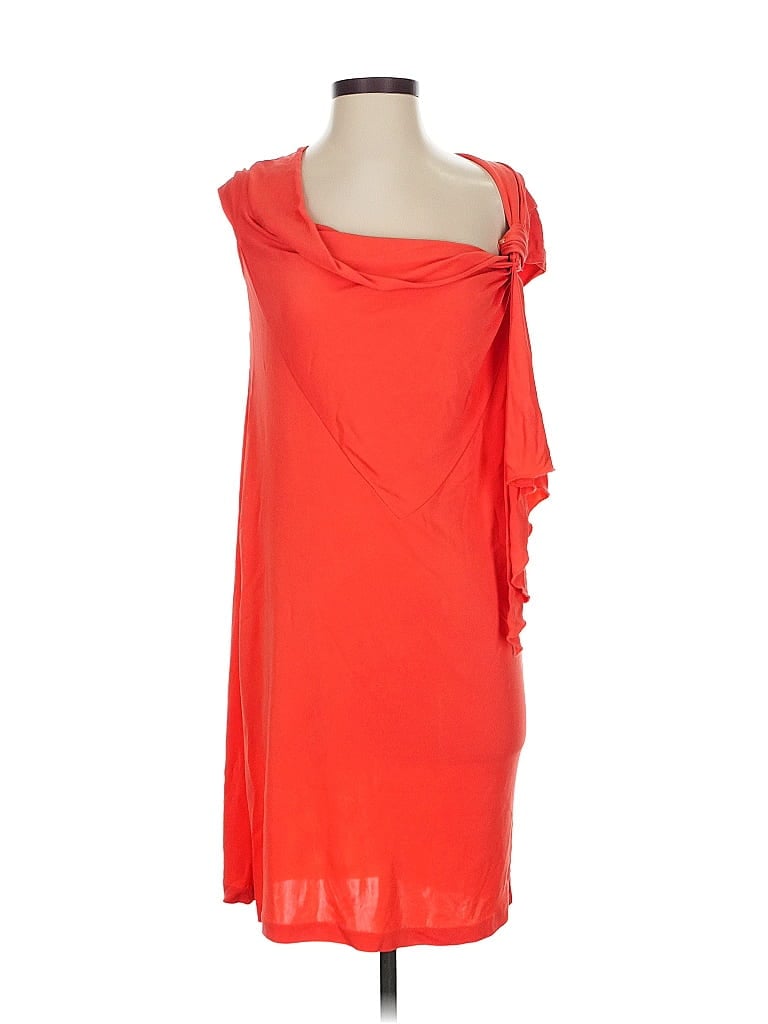 Pre-owned Diane Von Furstenberg Cocktail Dress In Orange