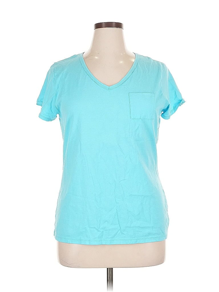Click to view more detailed imagery on our partner's website Pre-owned Hanes Short Sleeve T-shirt In Blue