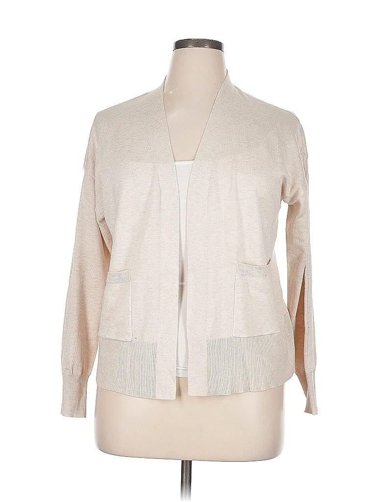 Pre-owned Kathy Ireland Cardigan Sweater In Brown