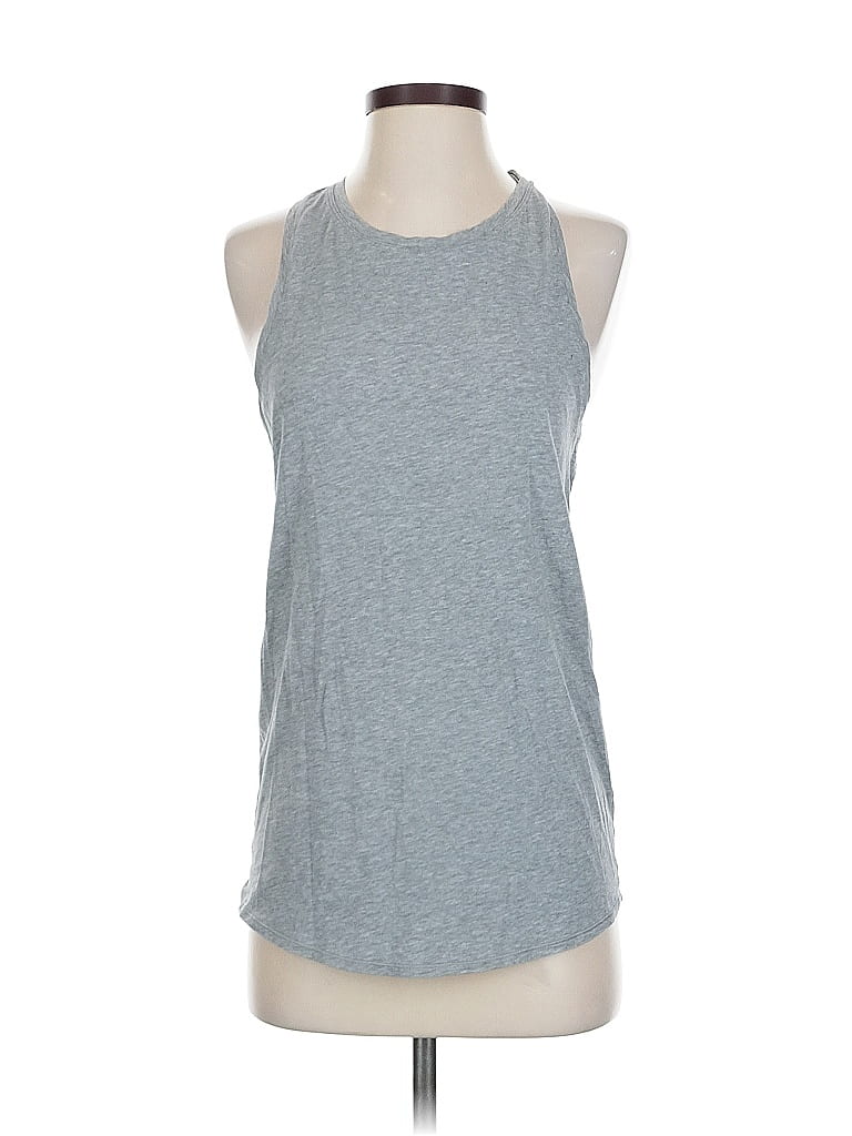 Pre-owned Lululemon Athletica Sleeveless T-shirt In Gray