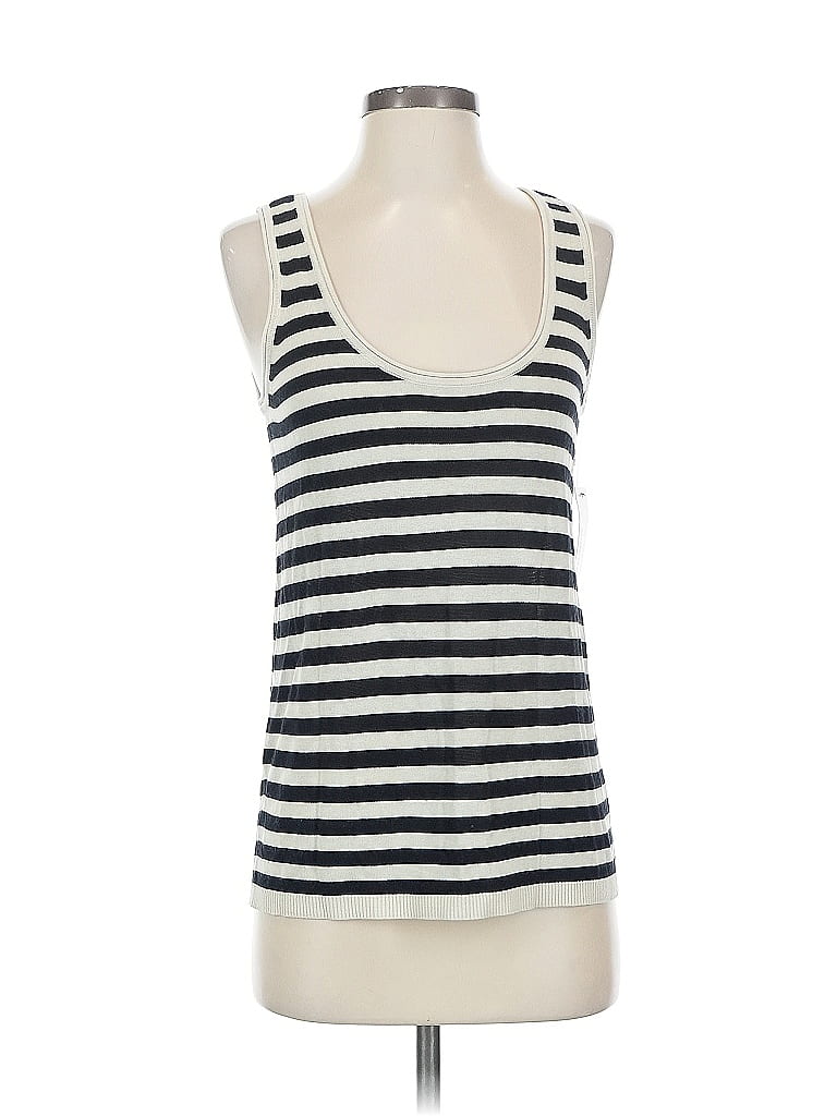 Sonoma Goods For Life Sleeveless Top Ivory Scoop Neck Tops In Black