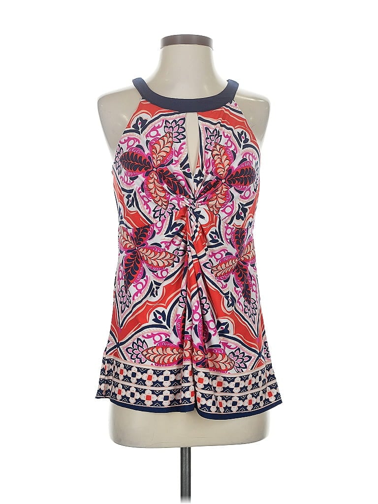 Pre-owned Boston Proper Sleeveless Blouse In Pink