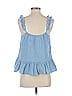 Madewell Blue Sleeveless Blouse Size 0 - photo 2