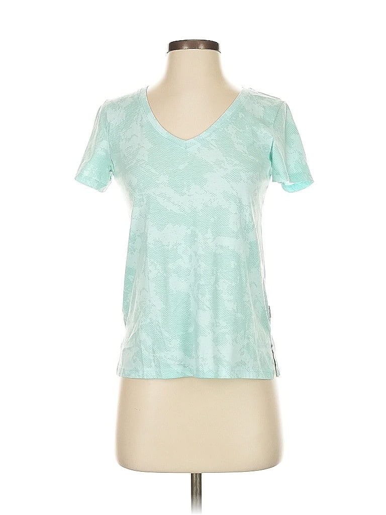 Pre-owned Eddie Bauer Short Sleeve T-shirt In Blue