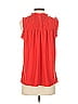 NY Collection 100% Polyester Red Sleeveless Blouse Size S - photo 2