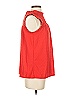 NY Collection 100% Polyester Red Sleeveless Blouse Size S - photo 4