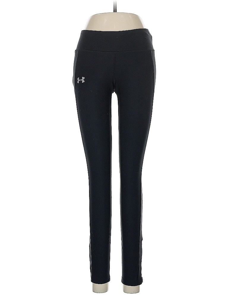 Pre-owned Under Armour Active Pants In Black