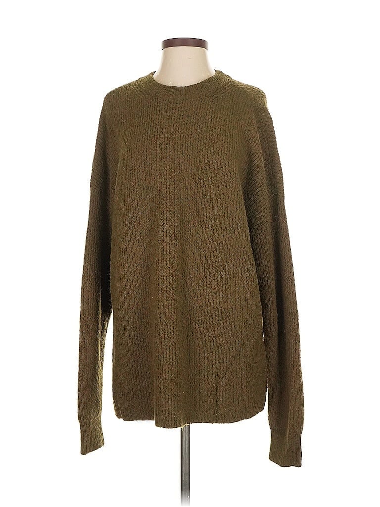 Pre-owned Something Navy Pullover Sweater In Brown