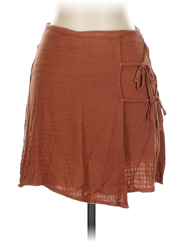 Pre-owned Sonoma Goods For Life Casual Skirt In Brown