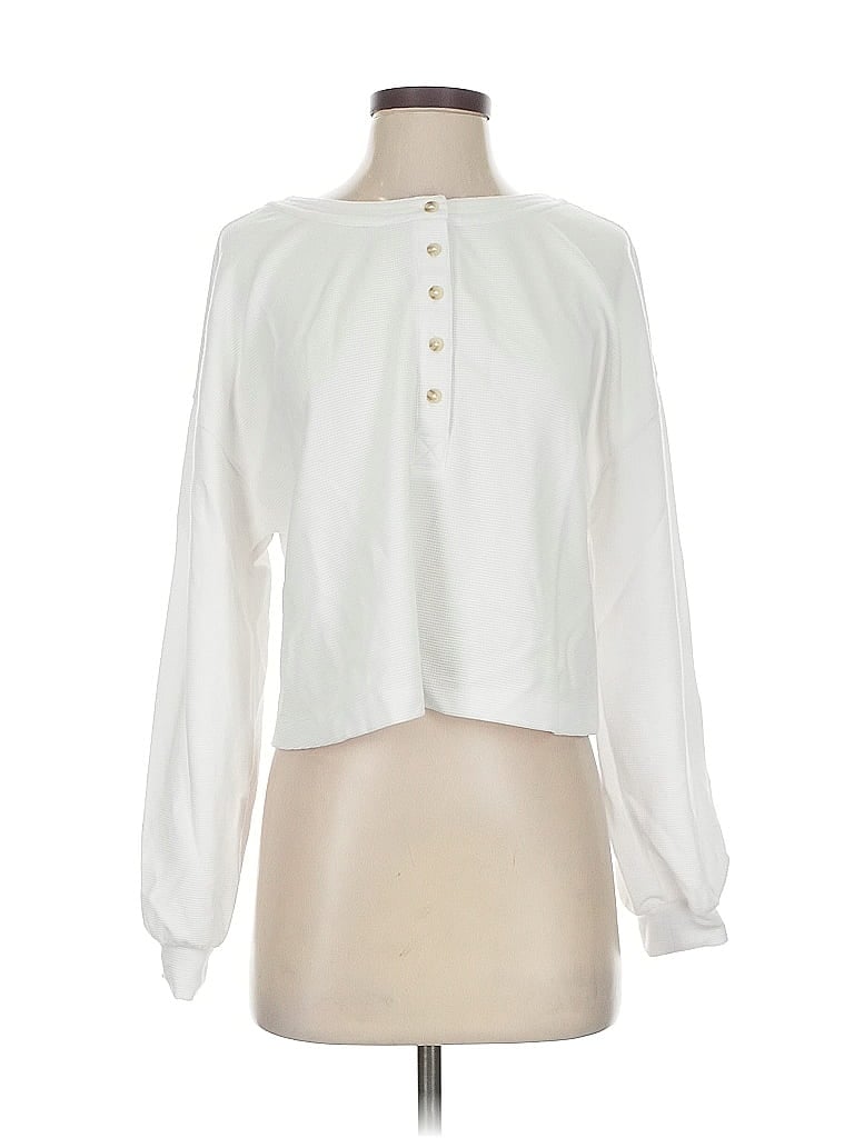 Pre-owned Travis Mathew Cardigan Sweater In White