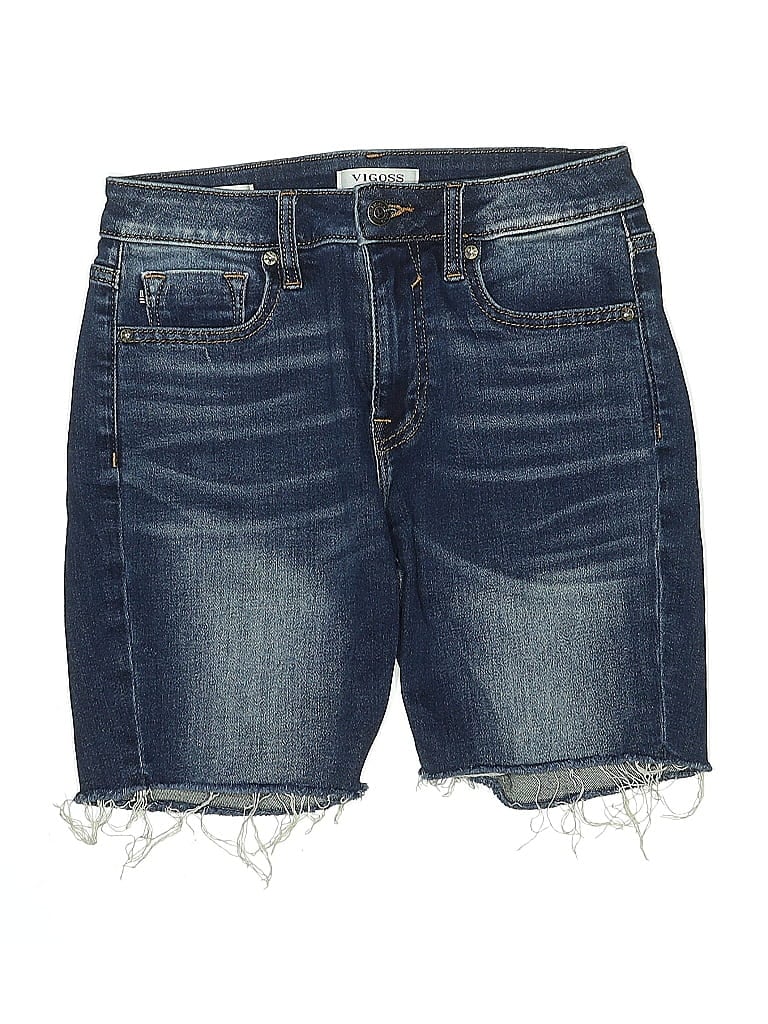 Pre-owned Vigoss Denim Shorts In Blue
