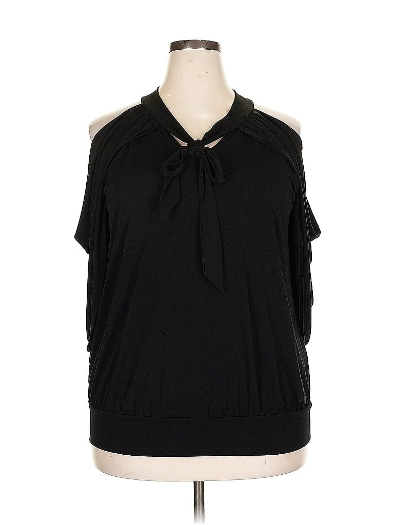 Click to view more detailed imagery on our partner's website Pre-owned Lane Bryant Sleeveless Blouse In Black