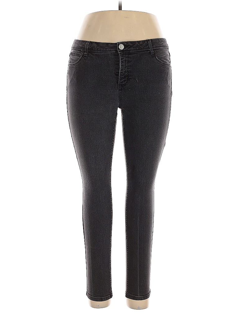 Pre-owned Simply Vera Vera Wang Jeggings In Black
