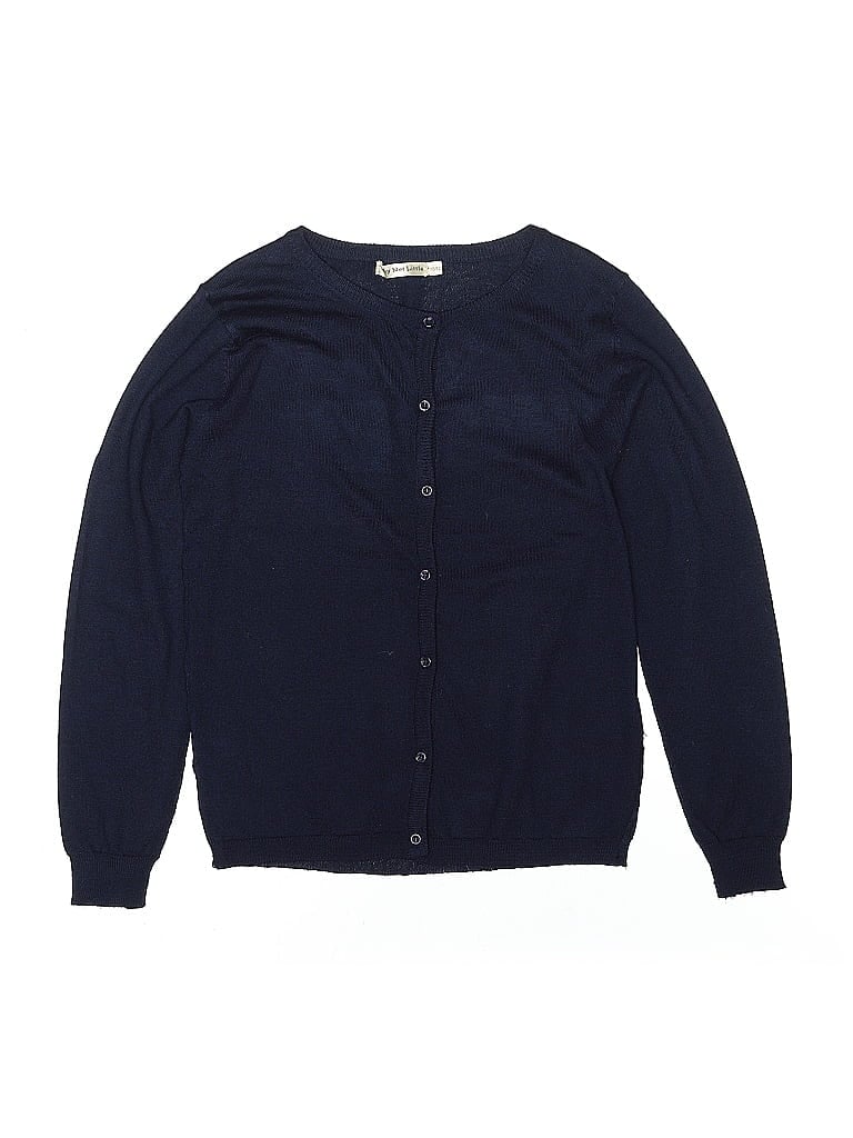 Pre-owned Assorted Brands Kids' Cardigan Sweater In Blue