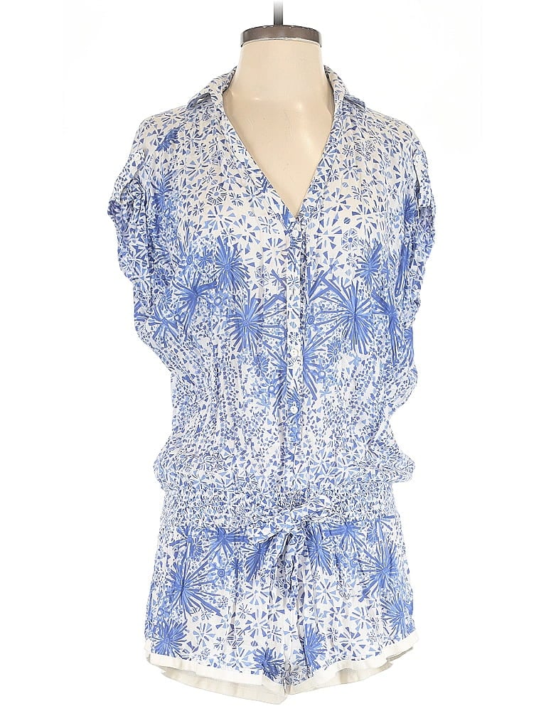 Pre-owned Poupette St Barth Romper In Blue