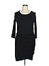 Gibson Solid Black Casual Dress Size XL - photo 1
