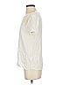 Ella Moss 100% Rayon Ivory Short Sleeve Top Size XS - photo 5