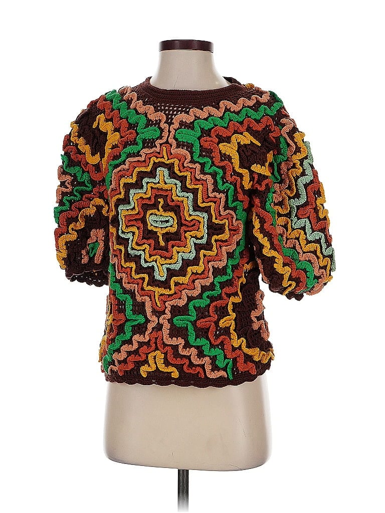 Pre-owned Ulla Johnson Pullover Sweater In Brown