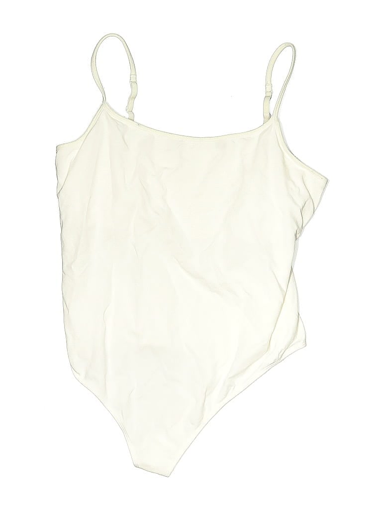 Pre-owned Express Bodysuit In White