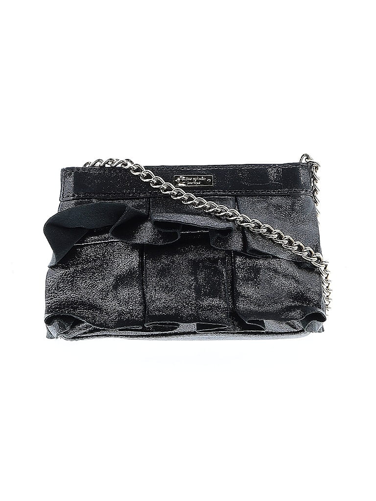 Pre-owned Kate Spade New York Leather Crossbody Bag In Silver