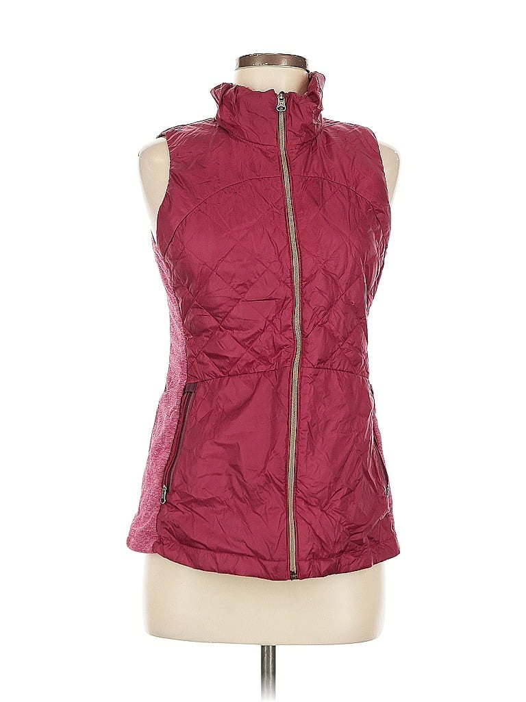 Pre-owned Lululemon Athletica Vest In Burgundy