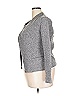 IRO Chevron-herringbone Gray Wool Blazer Size 18 - photo 5