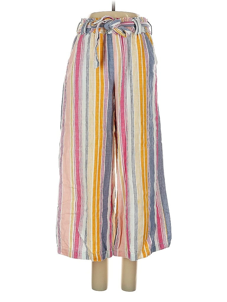 Pre-owned A.n.a. A New Approach Linen Pants In Pink