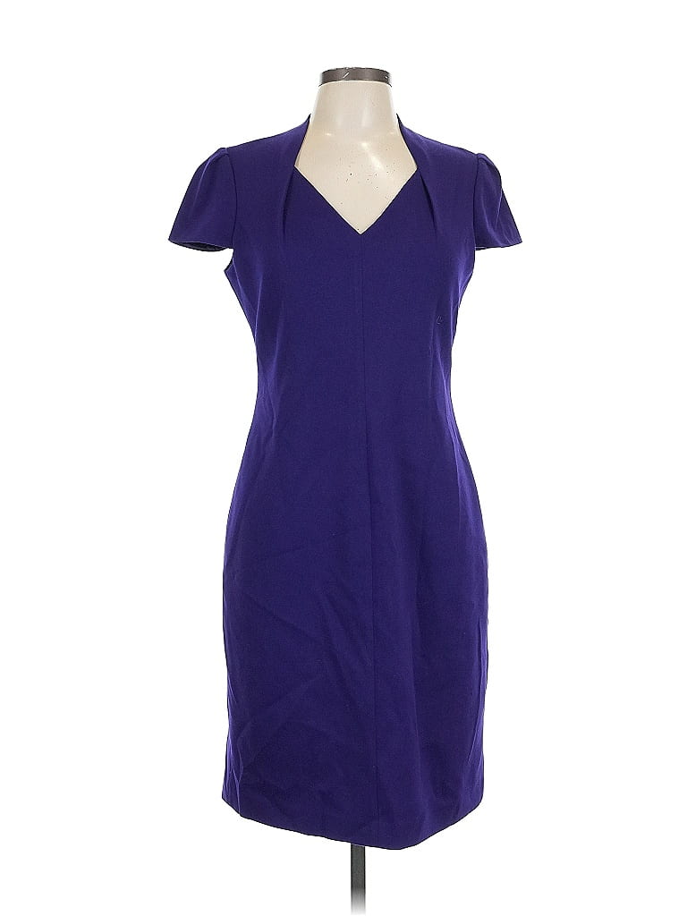 Pre-owned Tahari Casual Dress In Purple