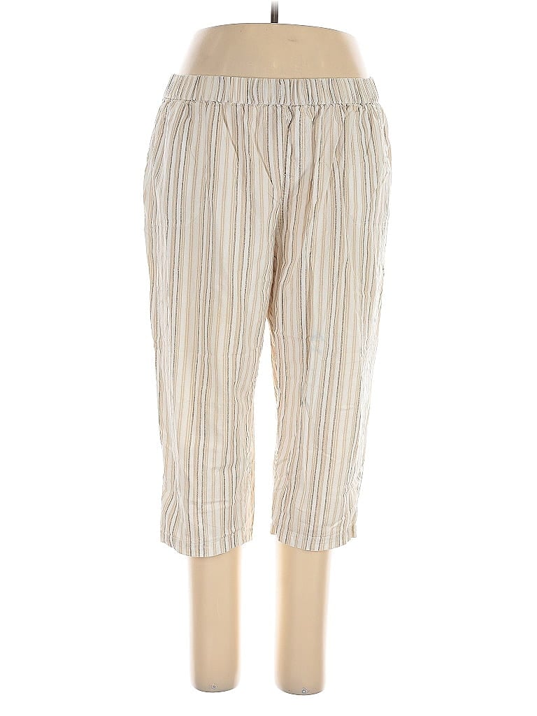 Pre-owned Emily Daniels Casual Pants In White