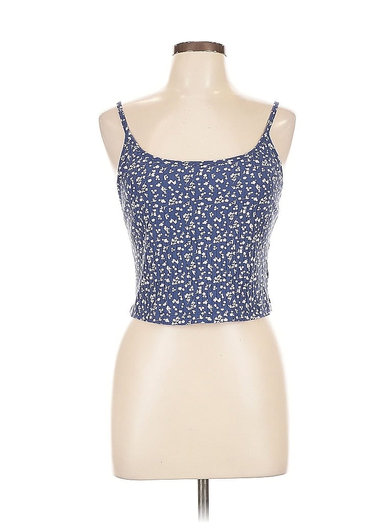 Pre-owned Old Navy Tank Top Blue Sweetheart Neckline Tops