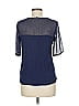 Next 100% Viscose Blue Short Sleeve Blouse Size UK 10 / US 6 - photo 2