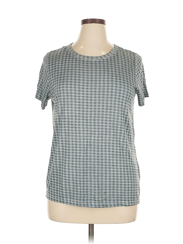 Pre-owned Dantelle Short Sleeve T-shirt In Gray