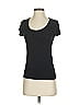 Max Studio Black Short Sleeve T-Shirt Size 1 (estimated) - photo 1