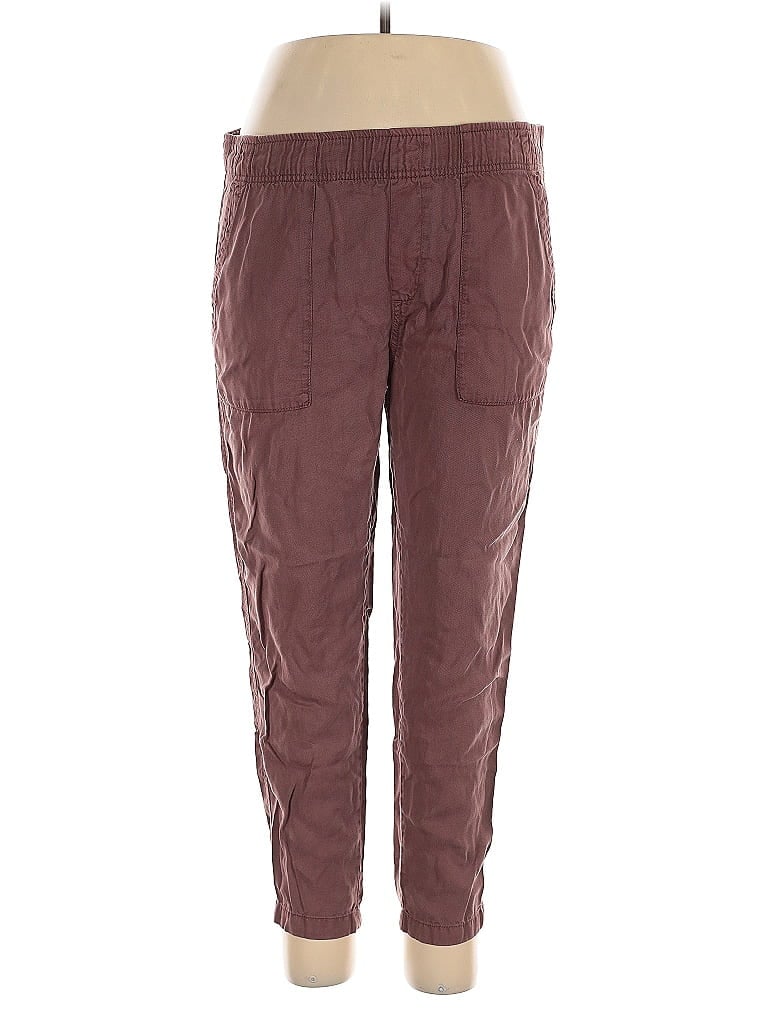 Pre-owned Gap Casual Pants In Purple