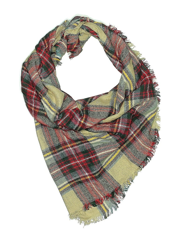 Pre-owned Unbranded Scarf In Red