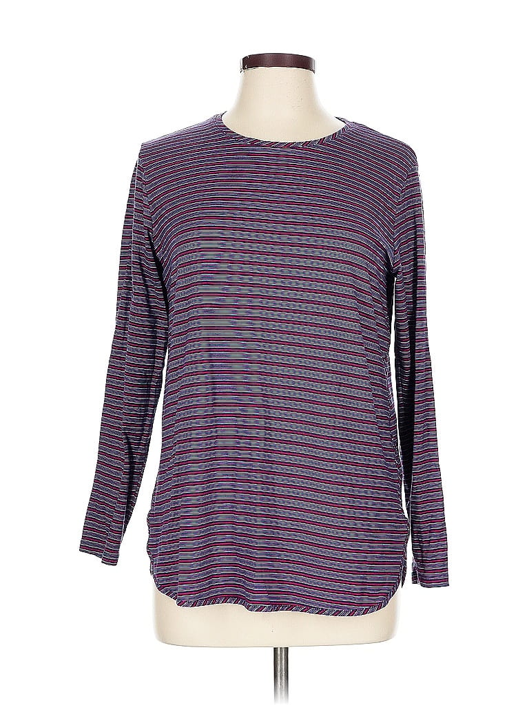 Click to view more detailed imagery on our partner's website Pre-owned Lands' End 3/4 Sleeve T-shirt In Purple