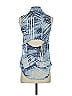 Jessica Simpson 100% Polyester Blue Sleeveless Blouse Size XS - photo 2