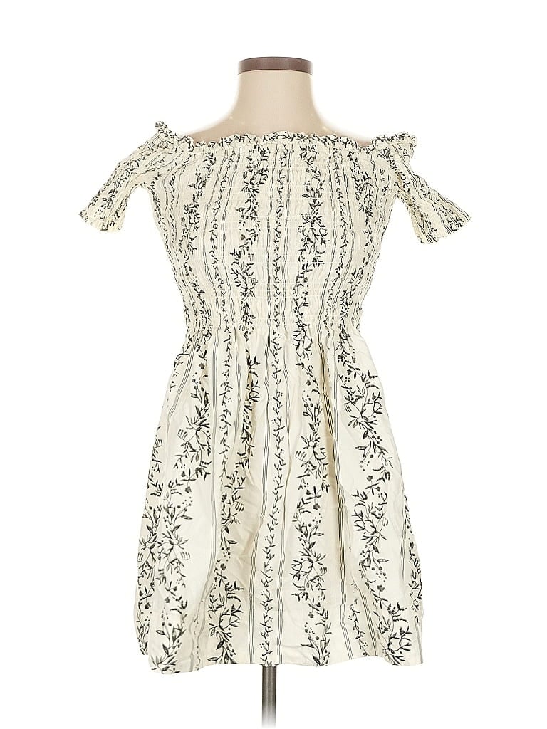 H&M Pre-owned Cocktail Dress In White
