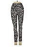 Lululemon Athletica Print Black Purple Active Pants Size 4 - photo 1
