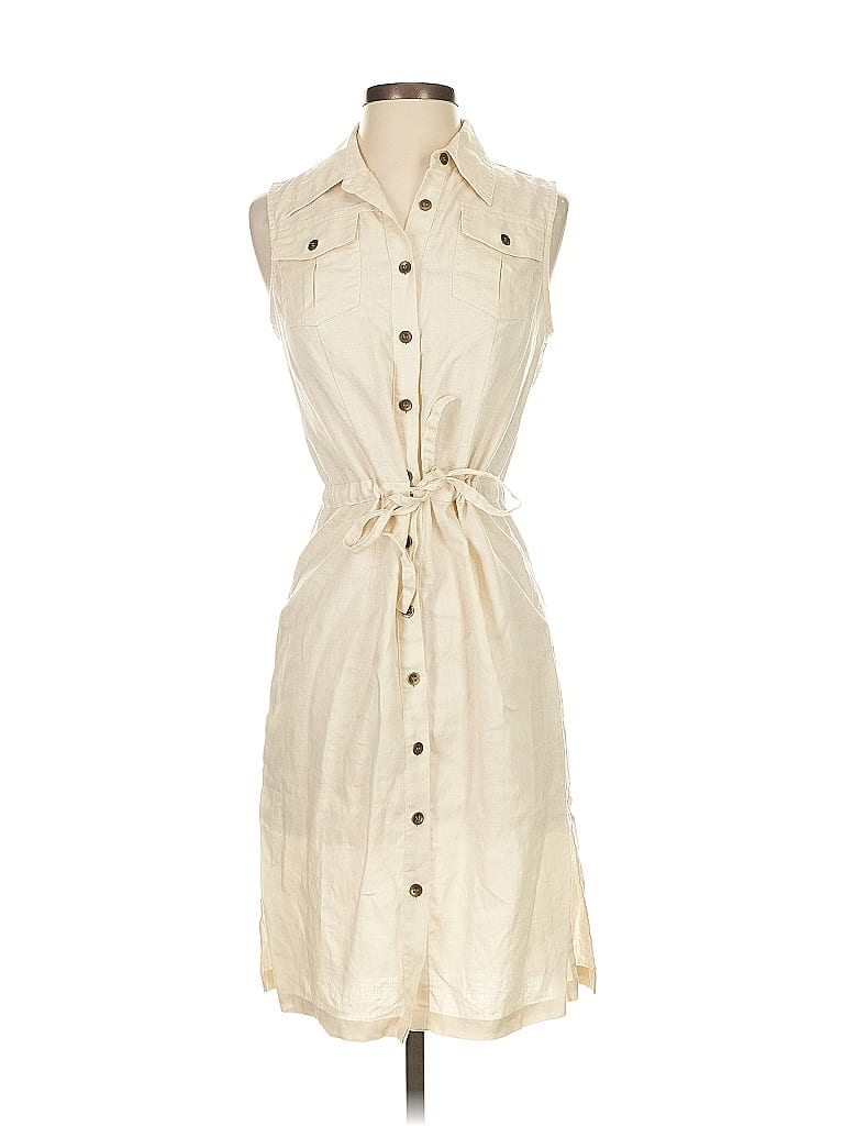 Pre-owned Express Casual Dress In White