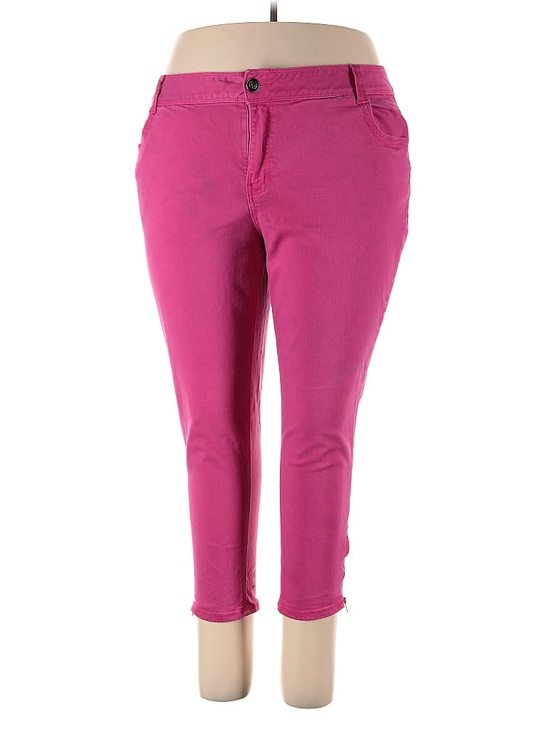 Pre-owned Lane Bryant Jeggings In Pink
